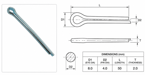 Heavy-Duty Split Pin